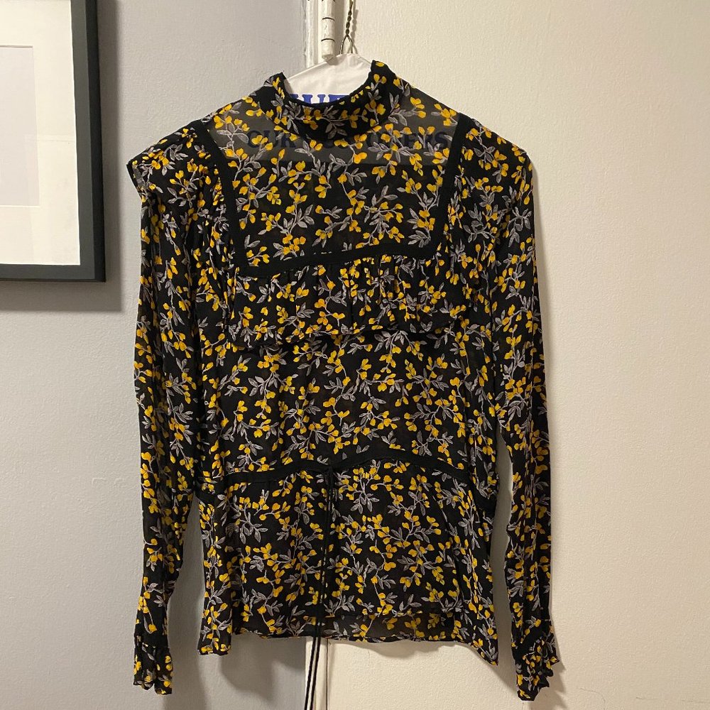 Ganni Floral Top